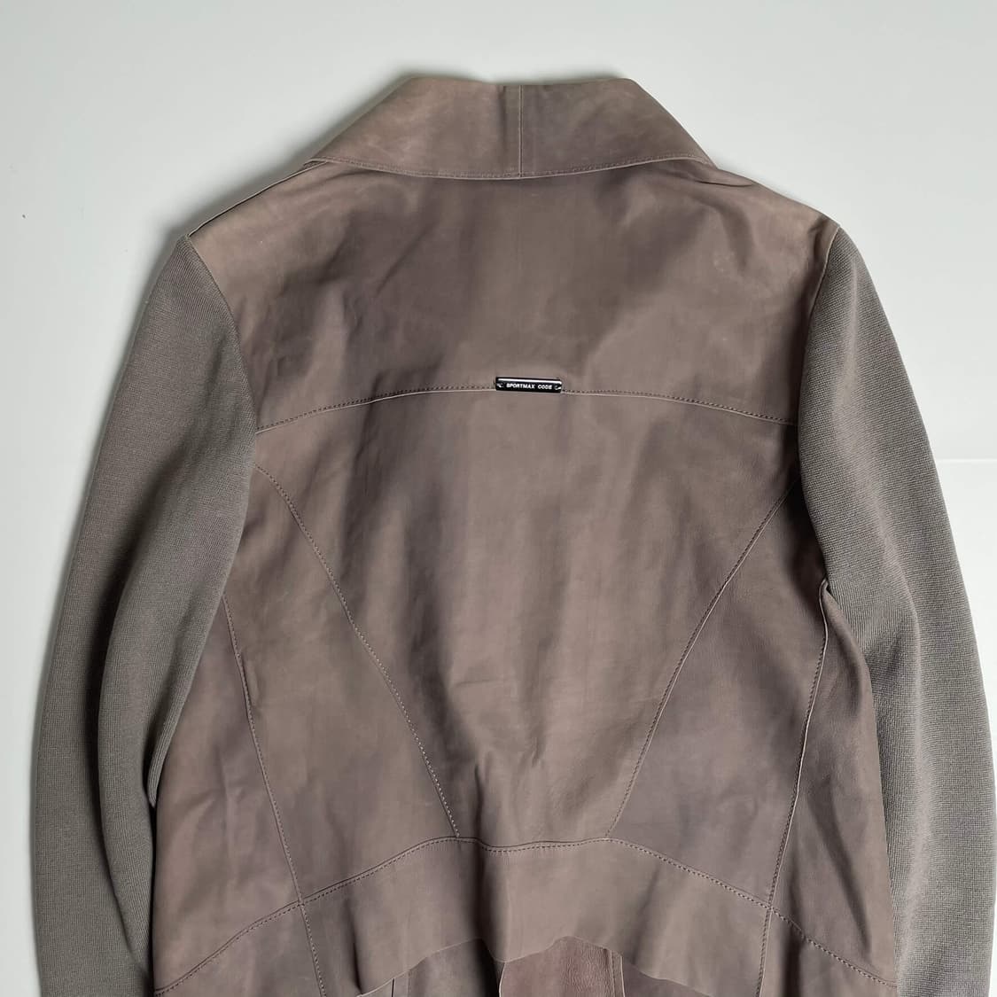 Sportmax 니트 슬리브 양가죽 자켓 상품이미지7