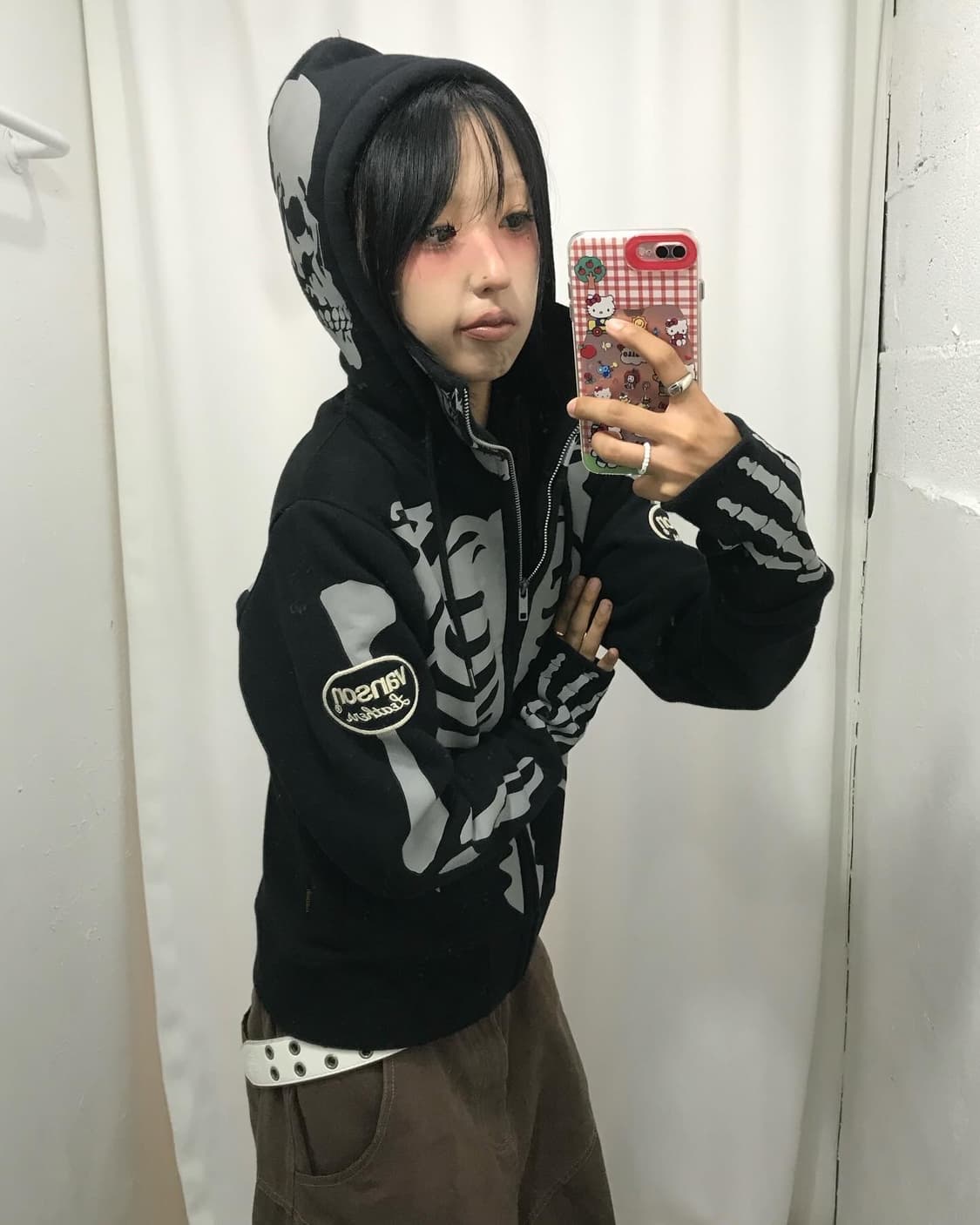 Vanson Bone Hood Zip-Up 상품이미지5