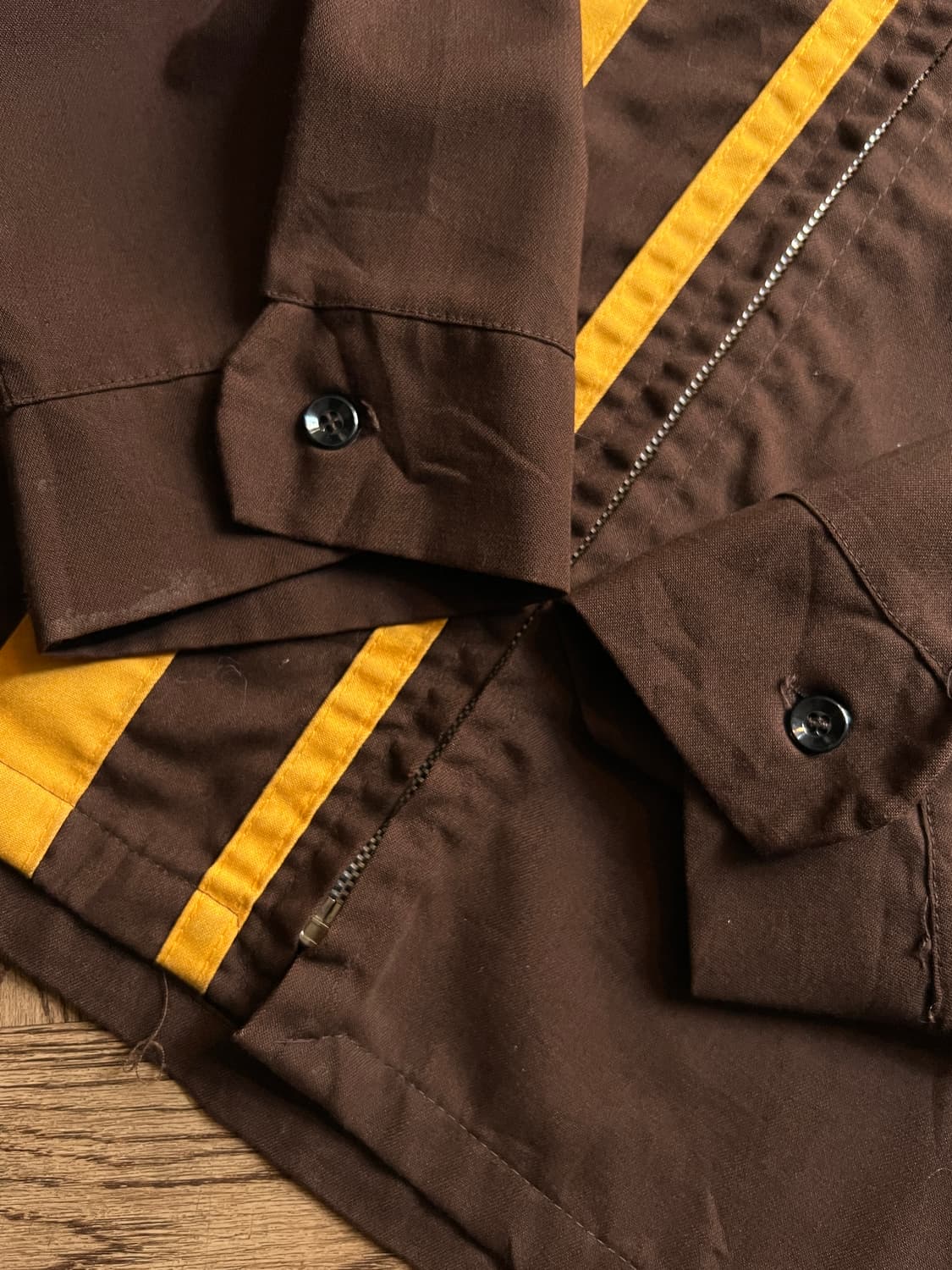 [XL]90's USA 빈티지 LAWSON 다크브라운 워크 자켓 상품이미지6