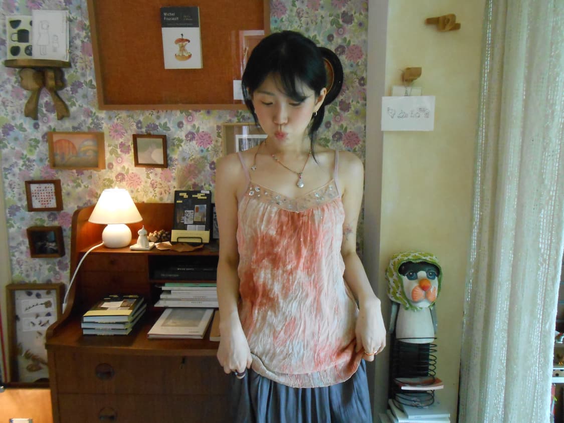 팅커벨 코랄 스팽글 슬립 상품이미지2