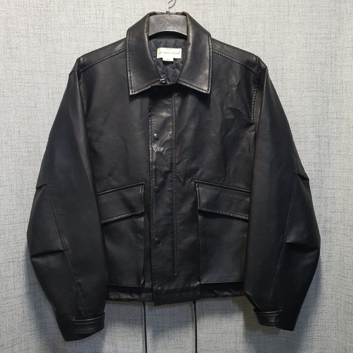 라퍼지스토어 남성 버핑 레더 가죽자켓  상품이미지1