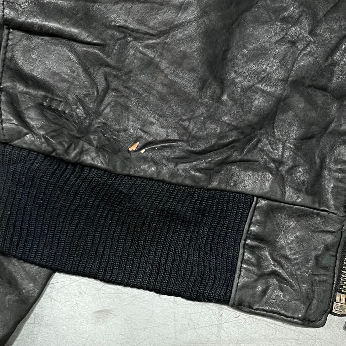  Brandon Thomas 레더 봄버 자켓 y14989 상품이미지4