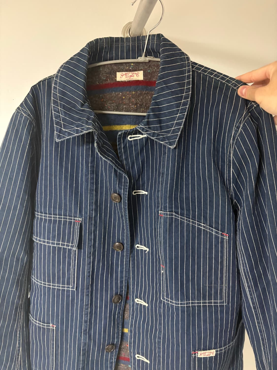 슈가케인 와바시 데님 초어 자켓 상품이미지1