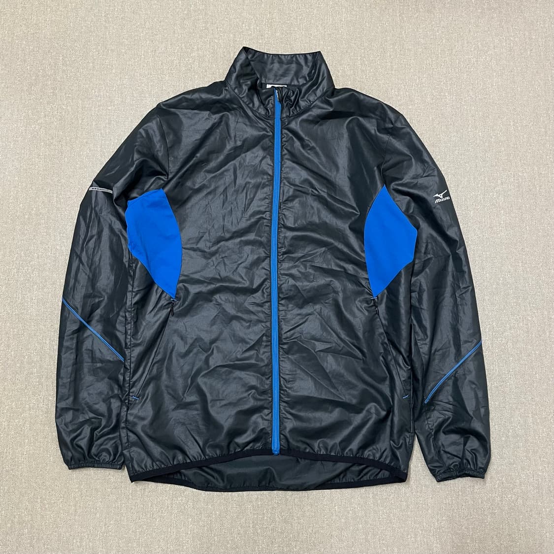 [택포] 미즈노 웜업 바람막이 블랙 점퍼 M 상품이미지1