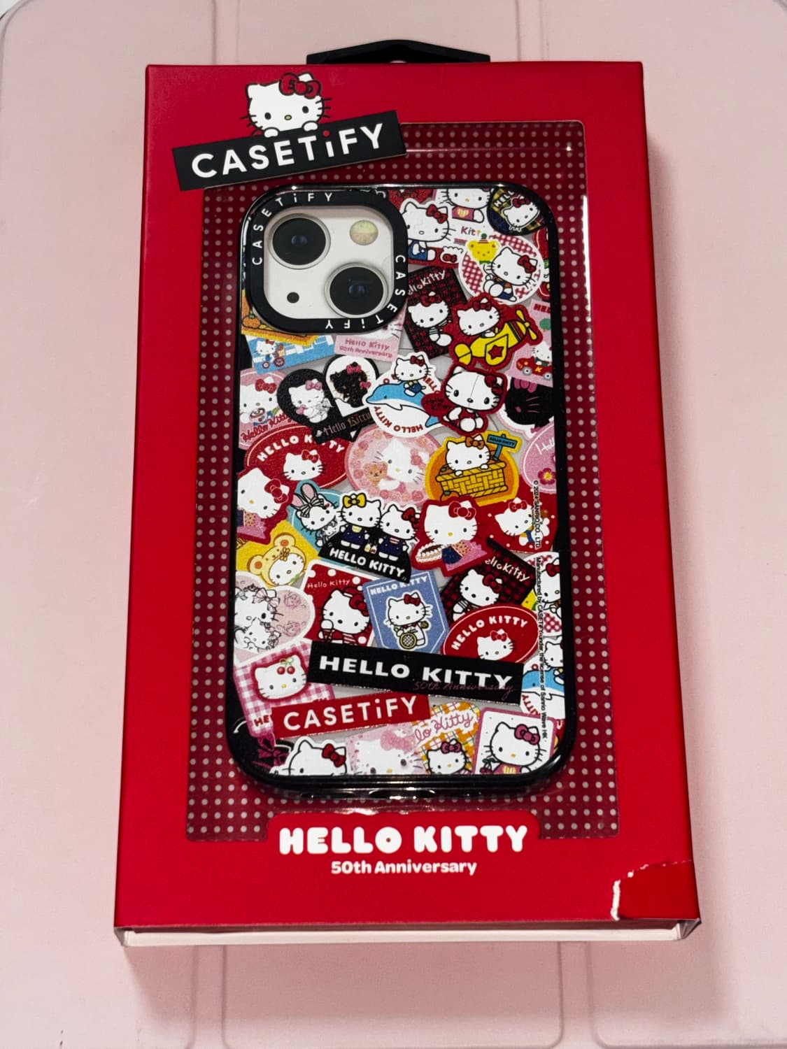 케이스티파이 헬로키티 아이폰13미니 폰케이스 판매 50주년 키티 아이폰 상품이미지2