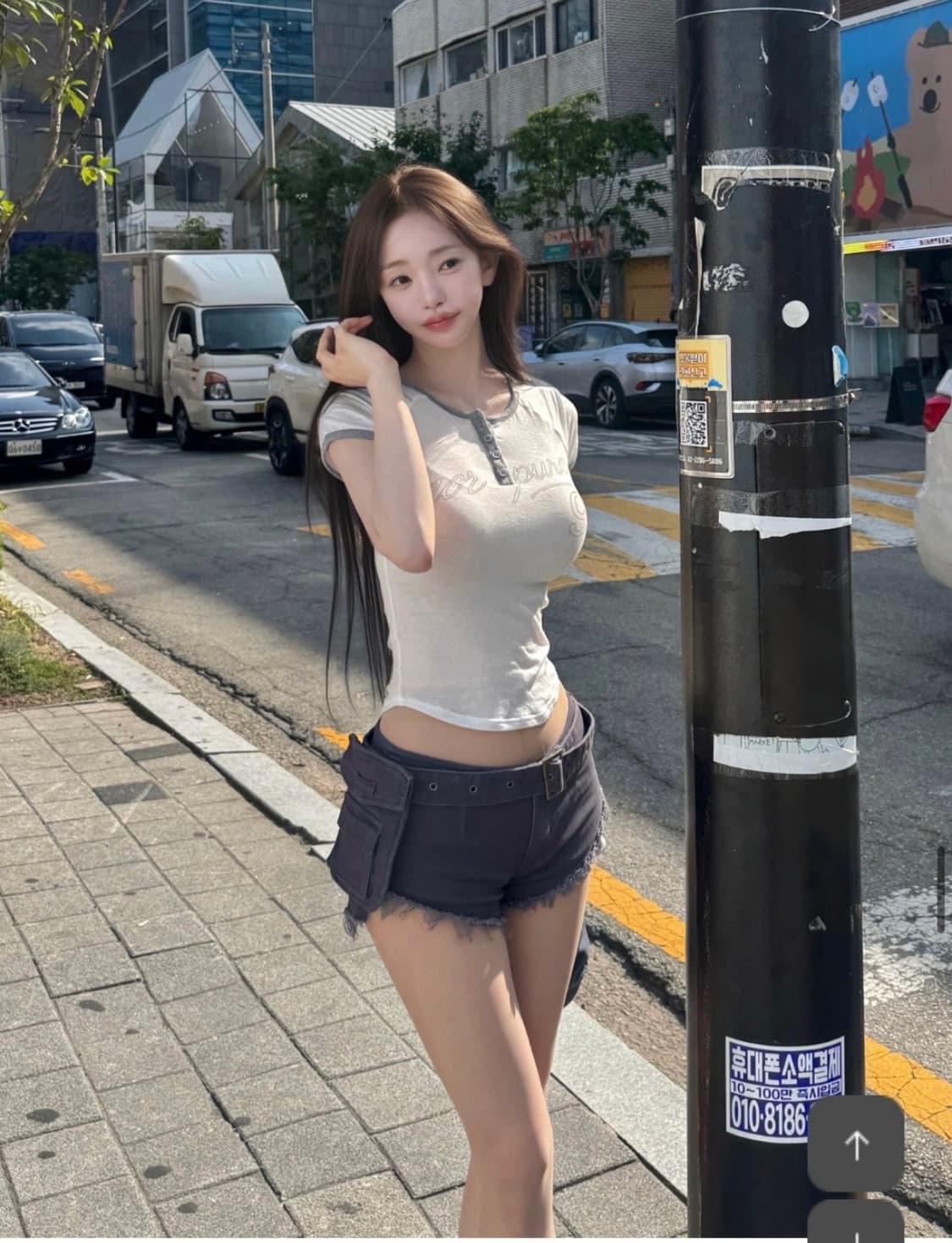 카인다미 카고 벨트 숏팬츠 상품이미지3