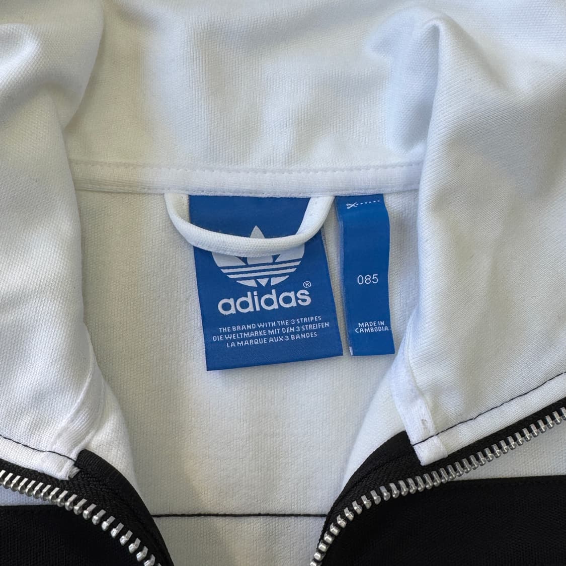 아디다스 빈티지 베켄바우어 검흰 유로파 져지 85 상품이미지5