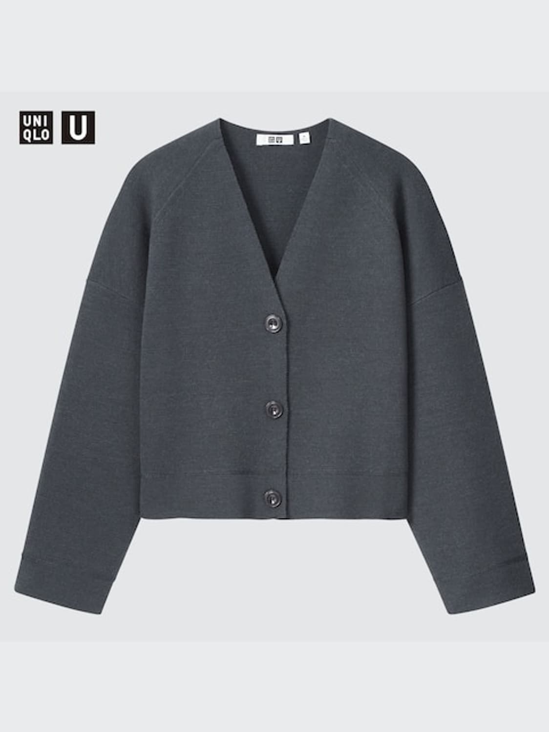 유니클로 U 메리노블렌드 크롭가디건 상품이미지1