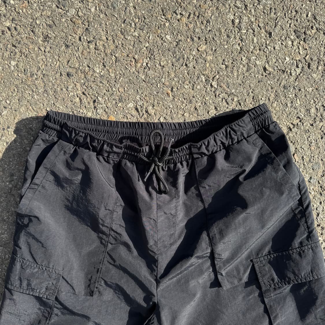 플랙 나일론 카고 반바지 상품이미지3