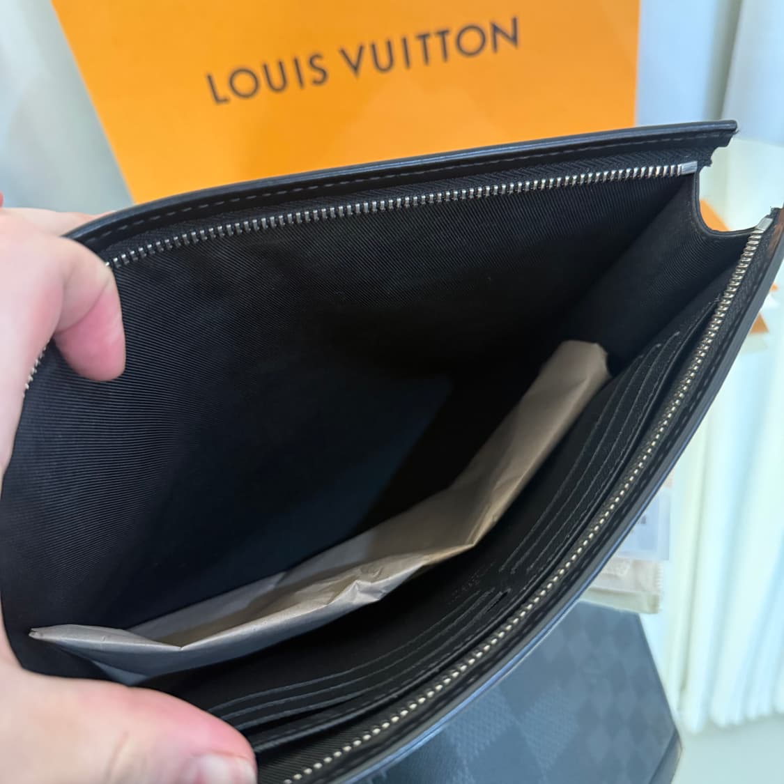 루이비통 다미에 그라파이트 보야주 클러치백  상품이미지6