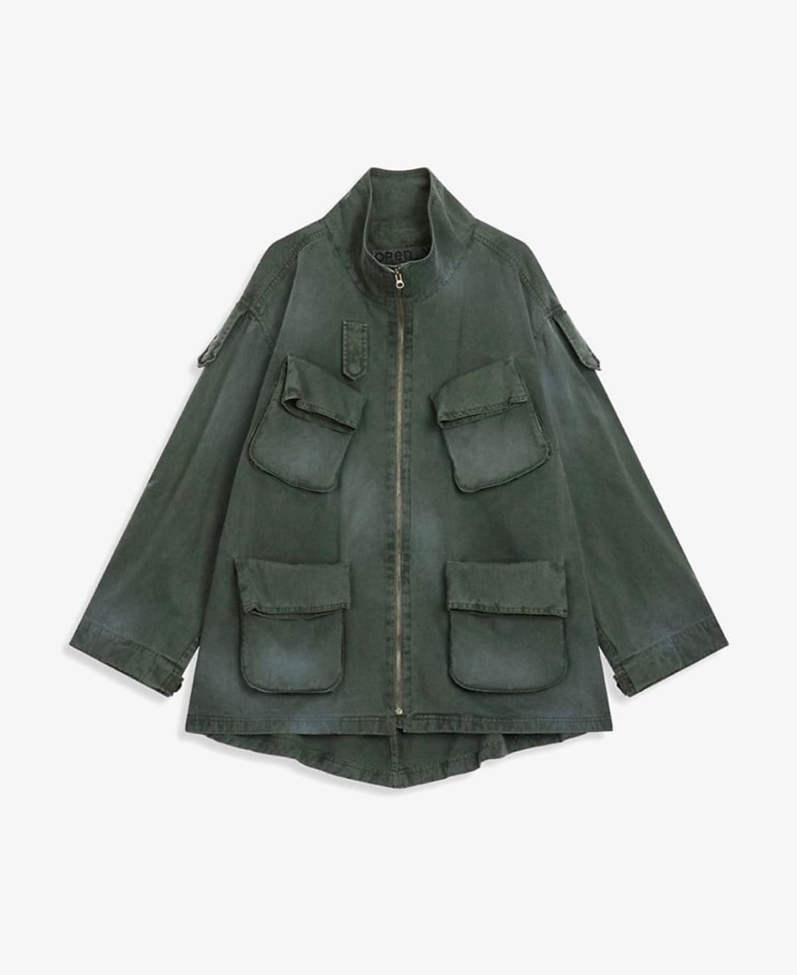 openyy cargo pocket field 카고포켓필드자켓 카키 상품이미지1