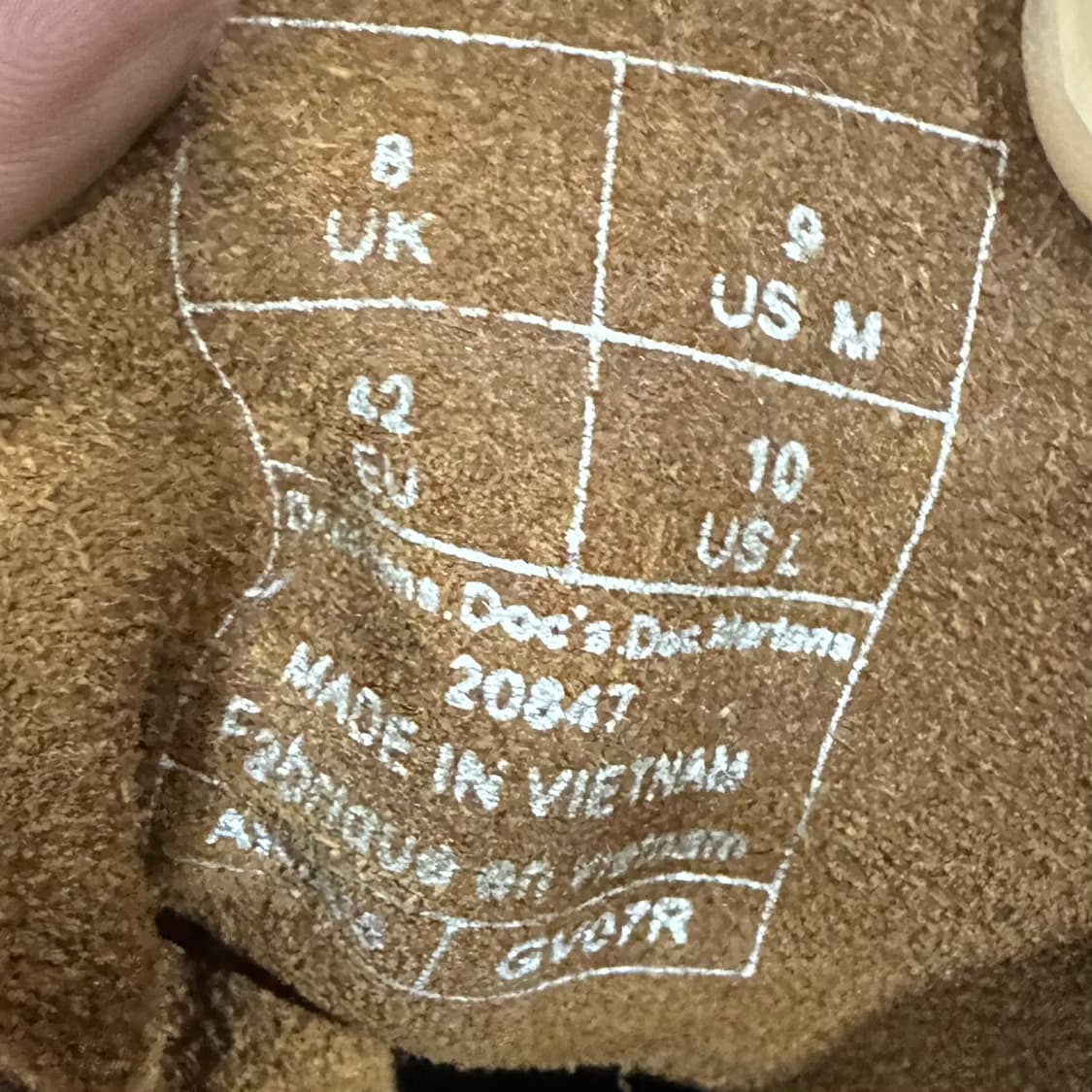 UK8) 닥터마틴 워커 남성 남자 부츠 8홀 브라운 20847 상품이미지9