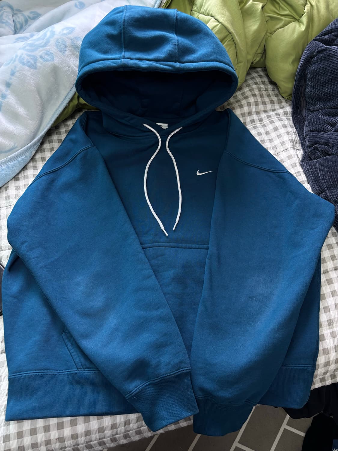 나이키 nrg 블루 기모 후드 XL 상품이미지1