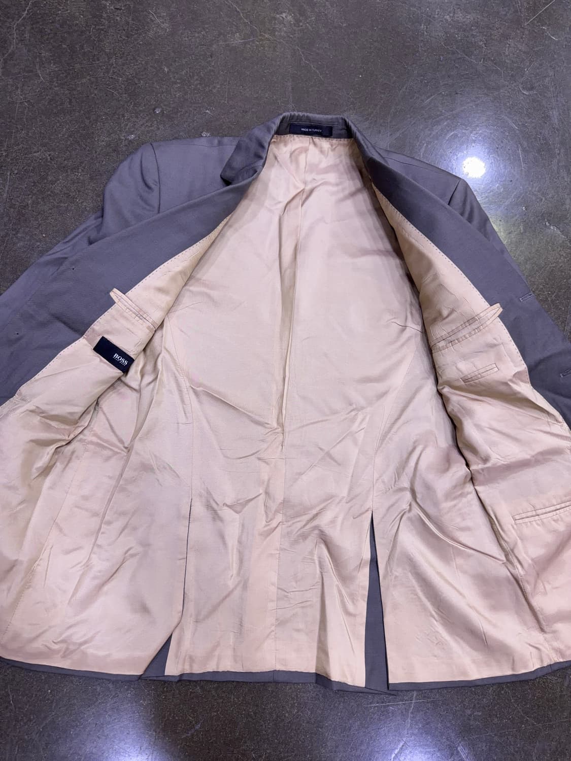 휴고보스 싱글 3버튼 블레이저 그레이 자켓 100 상품이미지6