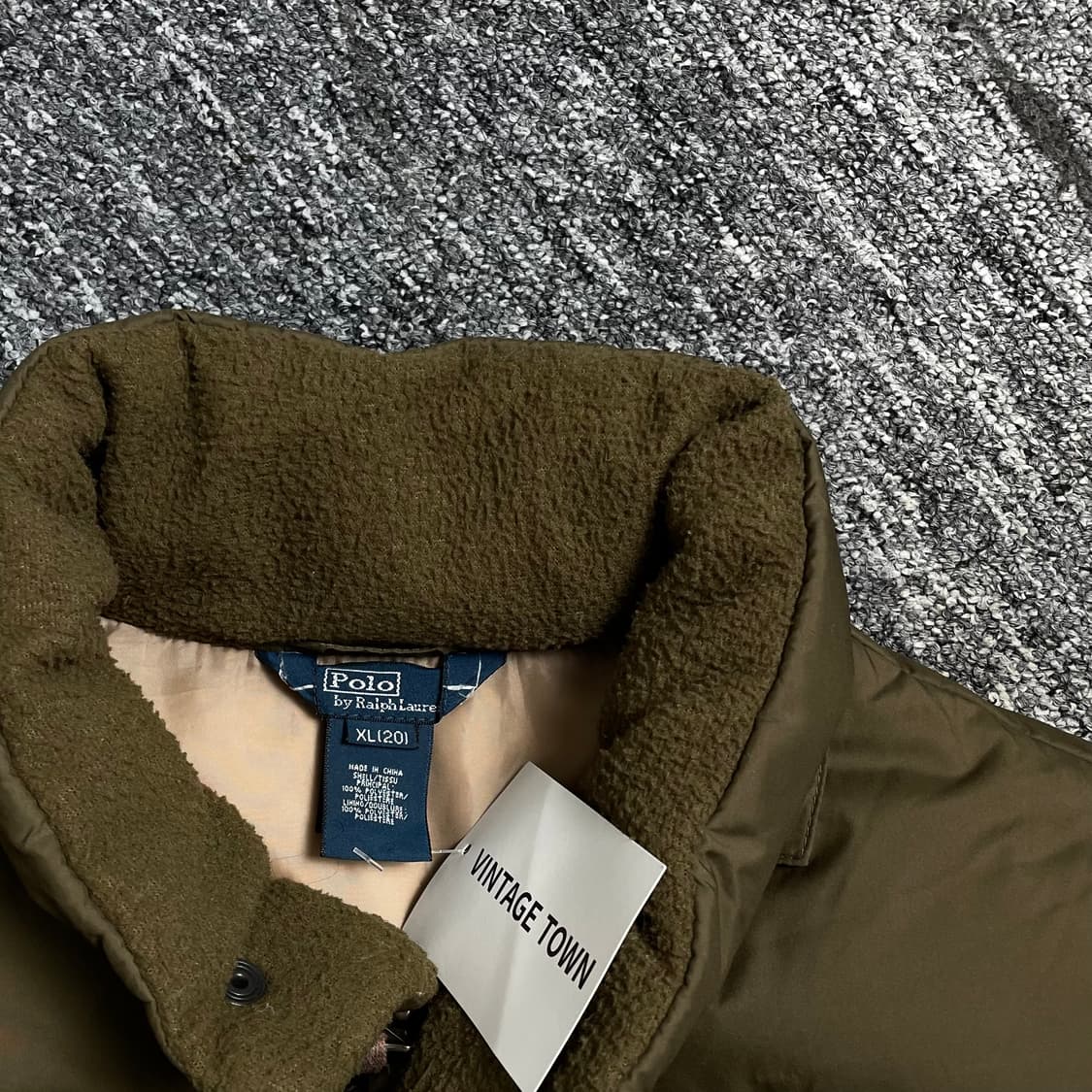 폴로 랄프로렌 포니 카키 다운 패딩y 2615 상품이미지5