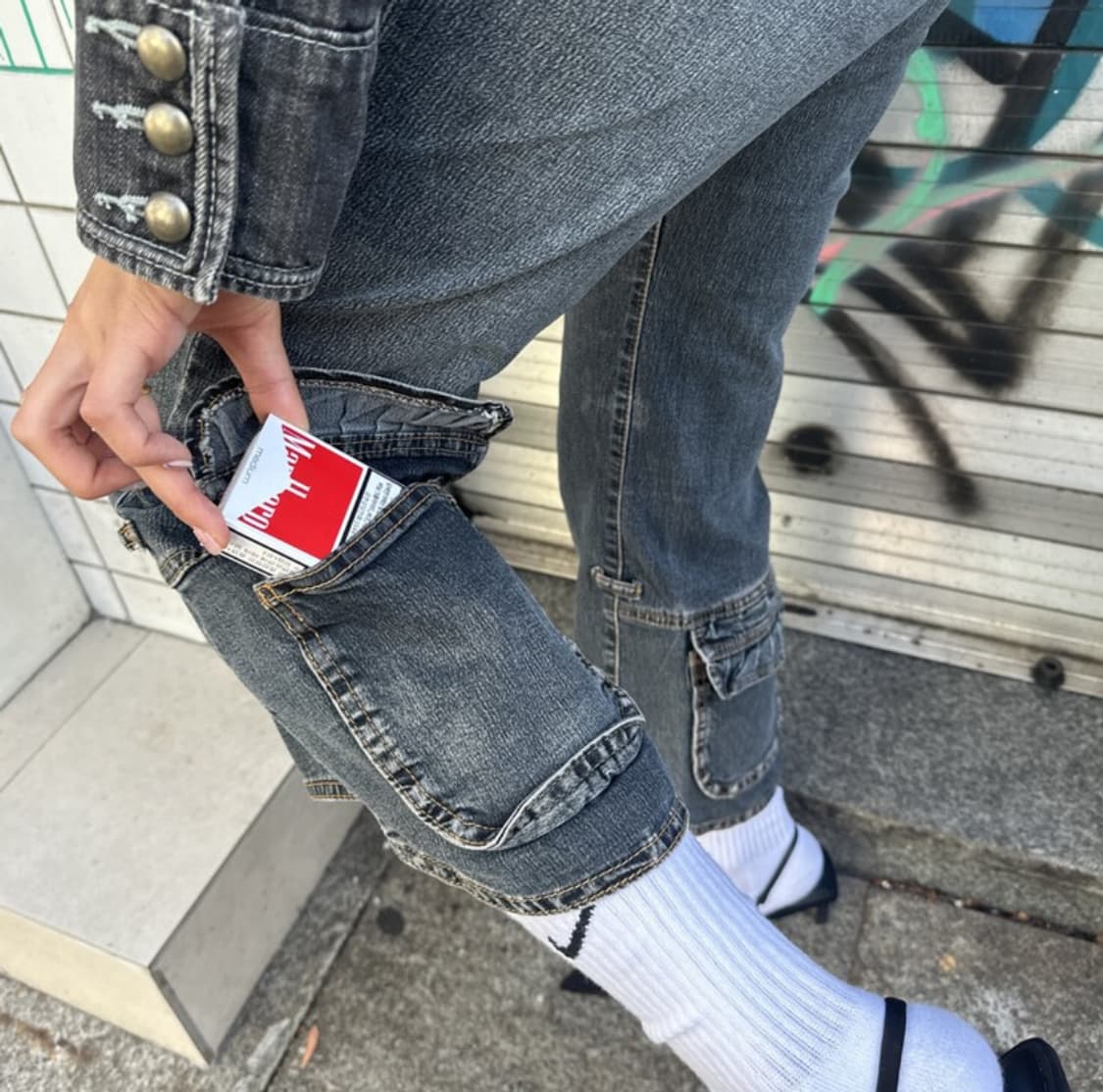 Yaevtg capri pocket pants 카프리 청바지 상품이미지9