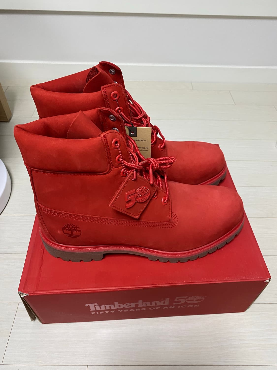 팀버랜드 프리미엄 6인치 50주년 레드 290 상품이미지1