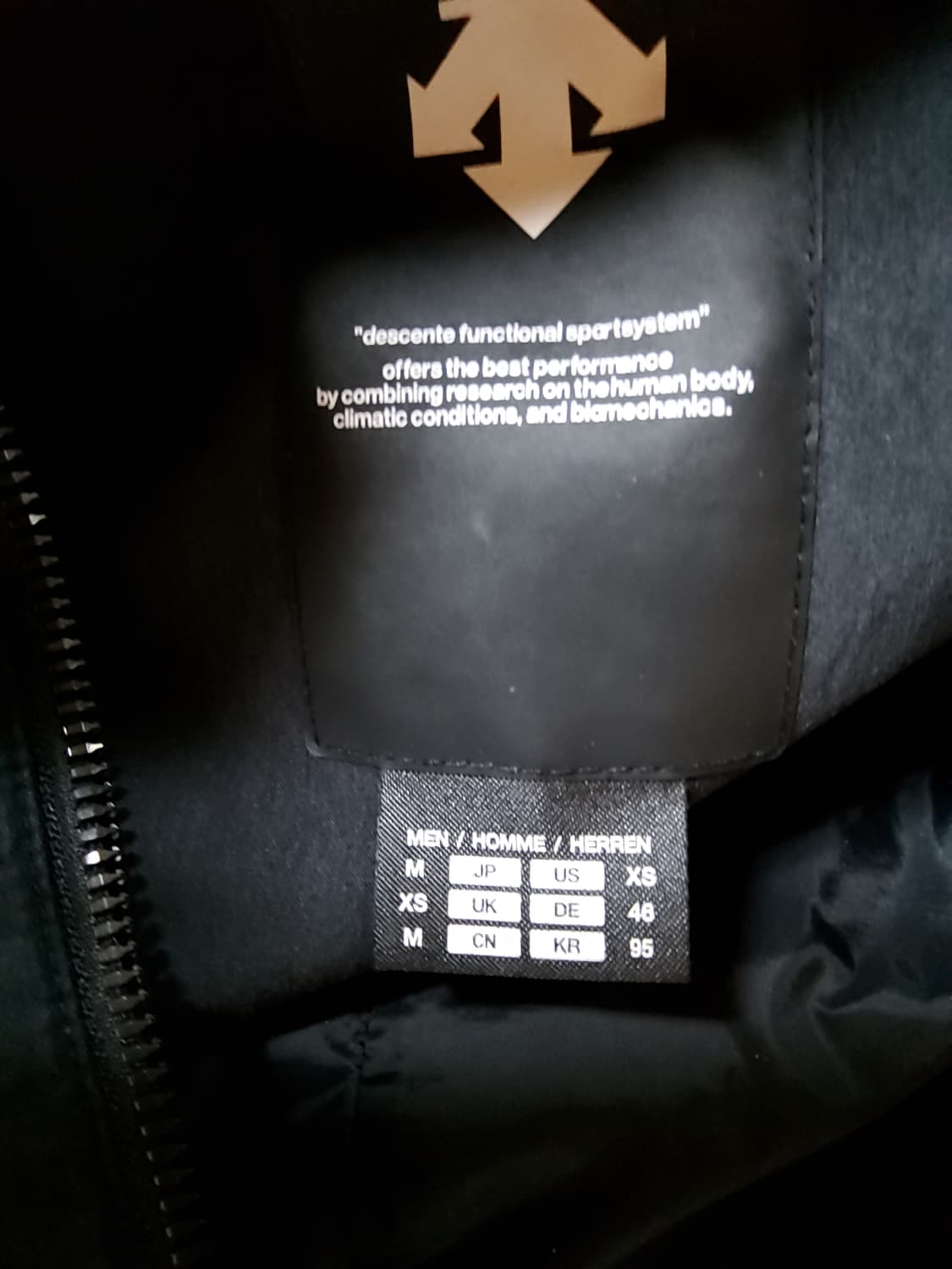 데상트 듀얼리스 스텔스 트렌치자켓 95size s8121djk30 상품이미지4