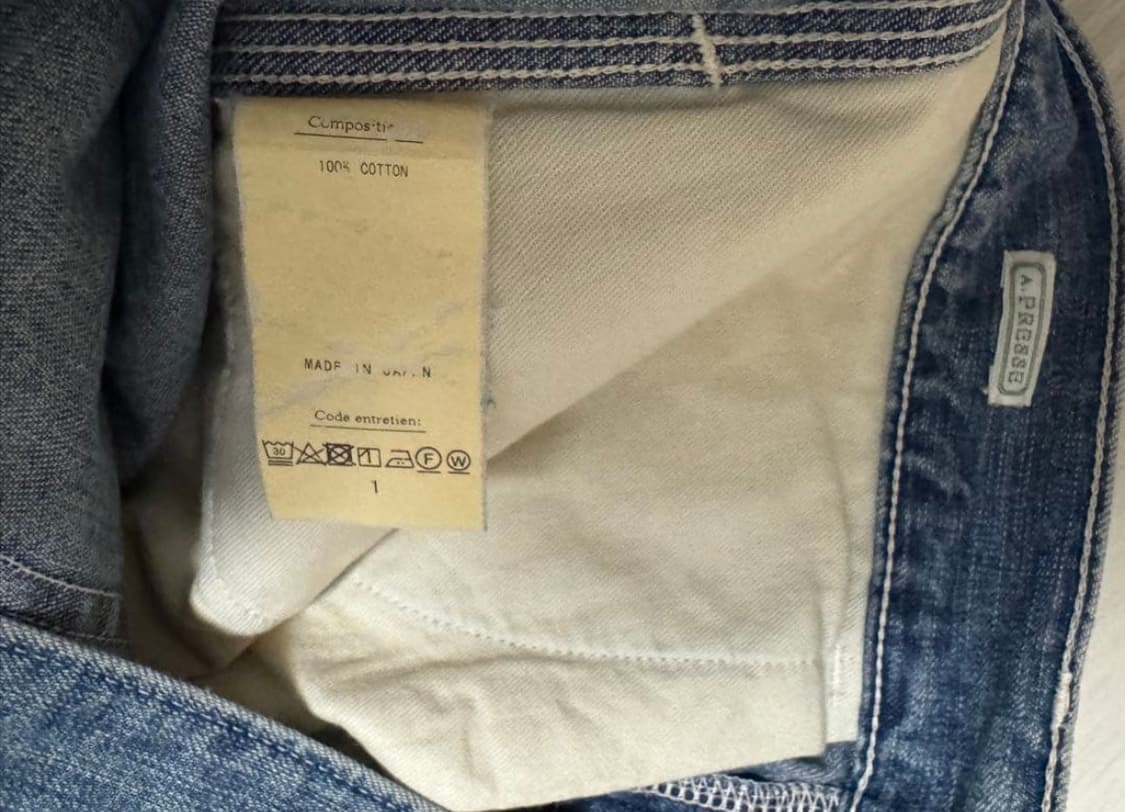 [1] 아프레쎄 빈티지 데님 트라우저 상품이미지4