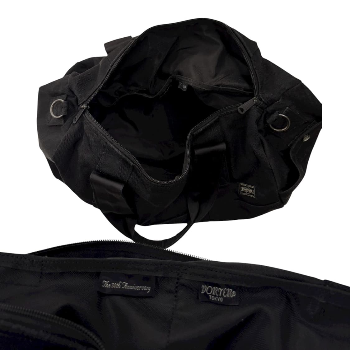 포터 탱고 2웨이 보스턴백 블랙 상품이미지8