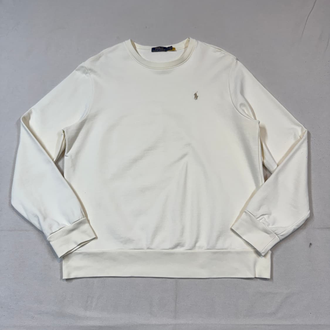 L) 폴로 랄프로렌 루프백 플리스 맨투맨 스웨트셔츠 신형 큐알탭 상품이미지1