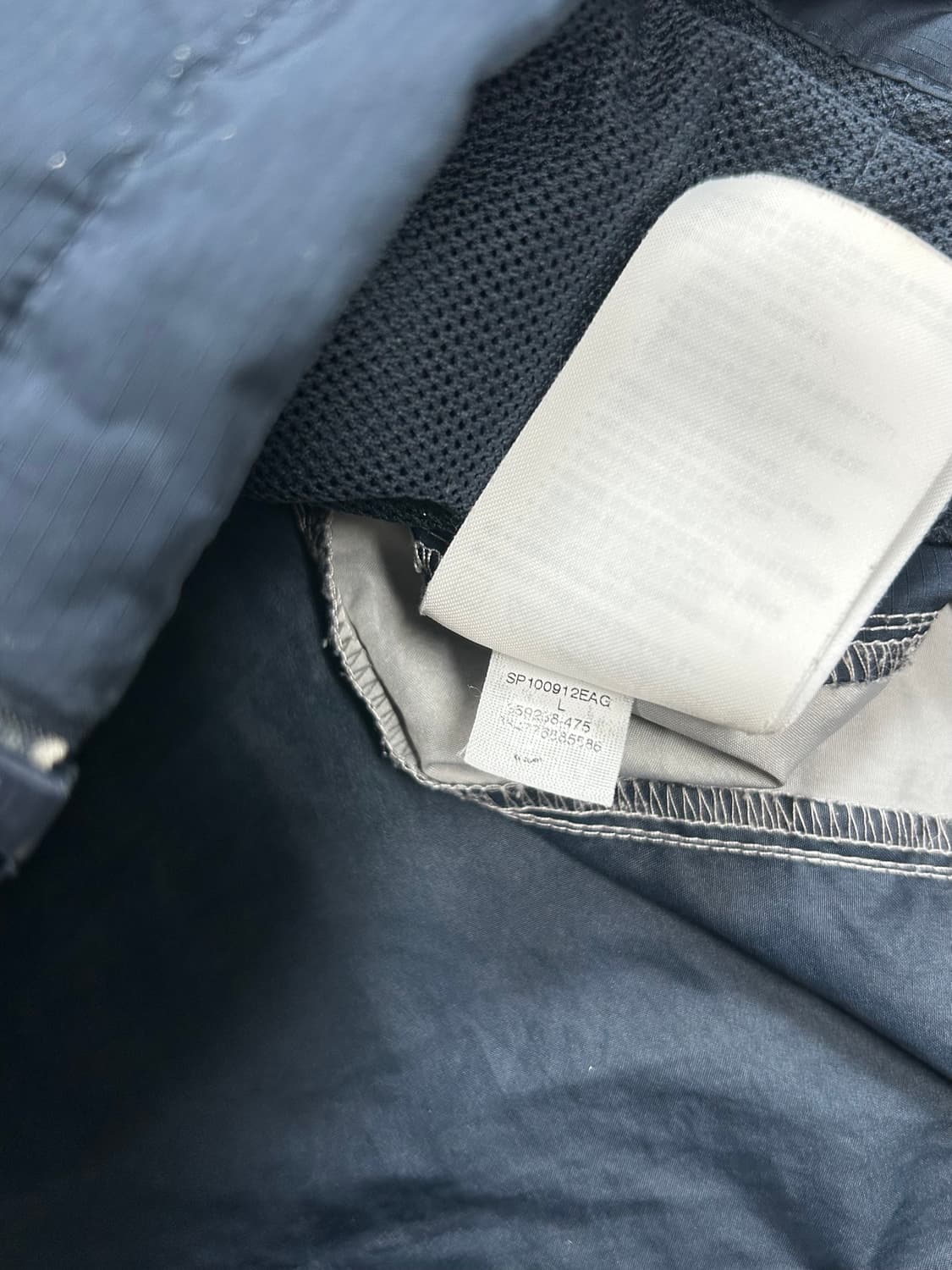 나이키 00s 네이비 그레이 배색 바람막이 L 상품이미지7