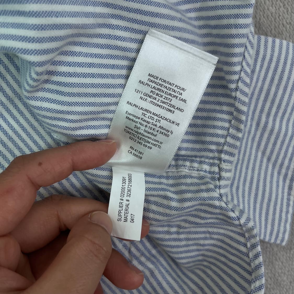95 폴로랄프로렌 신형 빅포니 스트라이프 셔츠 상품이미지9