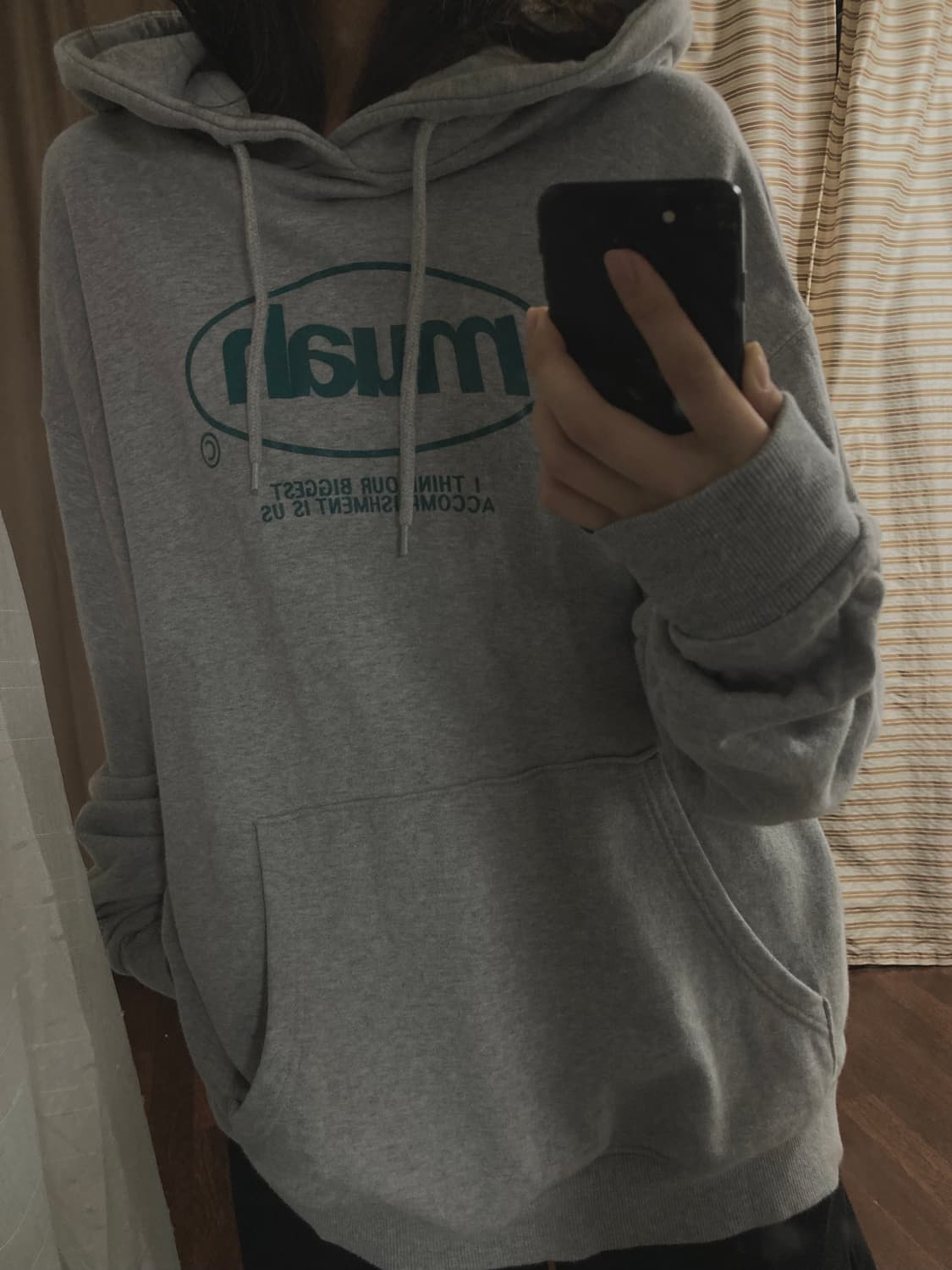 무아무아 루즈오버핏 후드티 상품이미지2