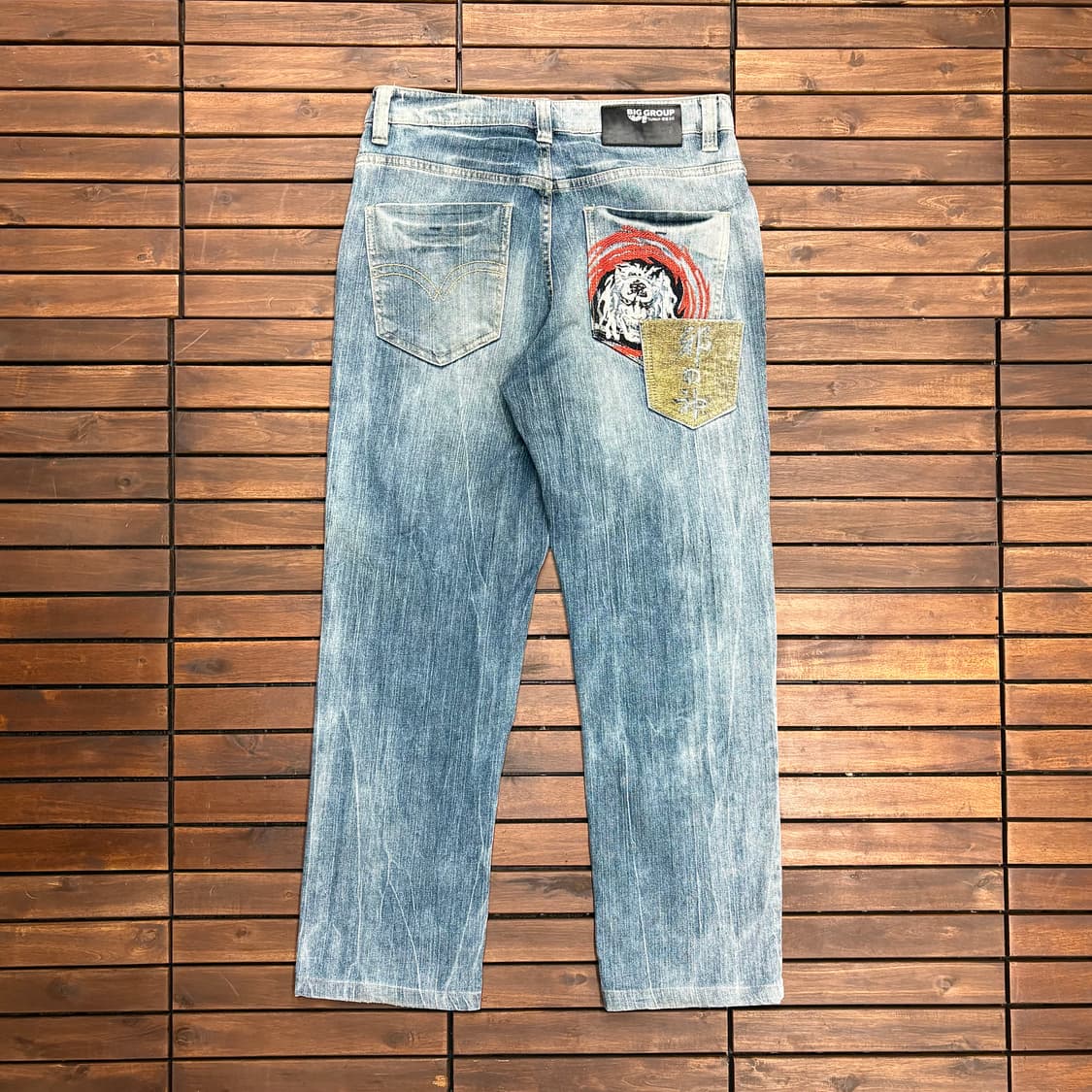 (31) 재패니즈 오니 자수 데님 팬츠 made in JAPAN 상품이미지3