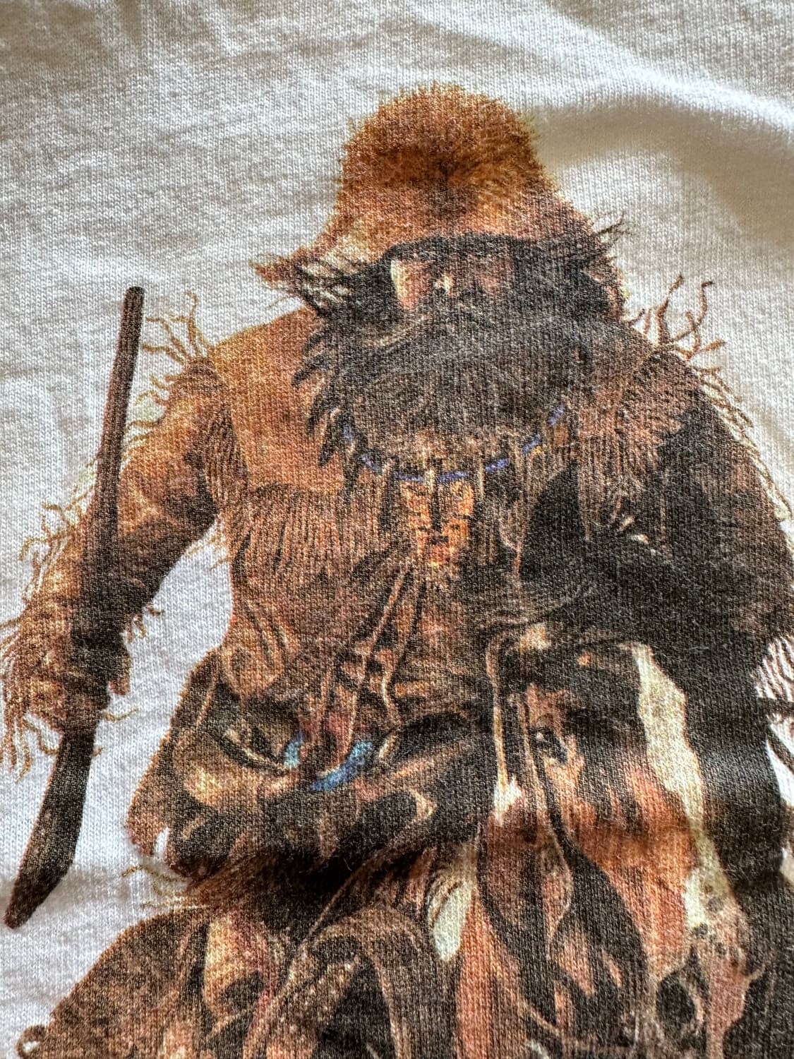 90s "Mountain Man" 웨스턴 아트워크 빈티지 티셔츠 상품이미지8