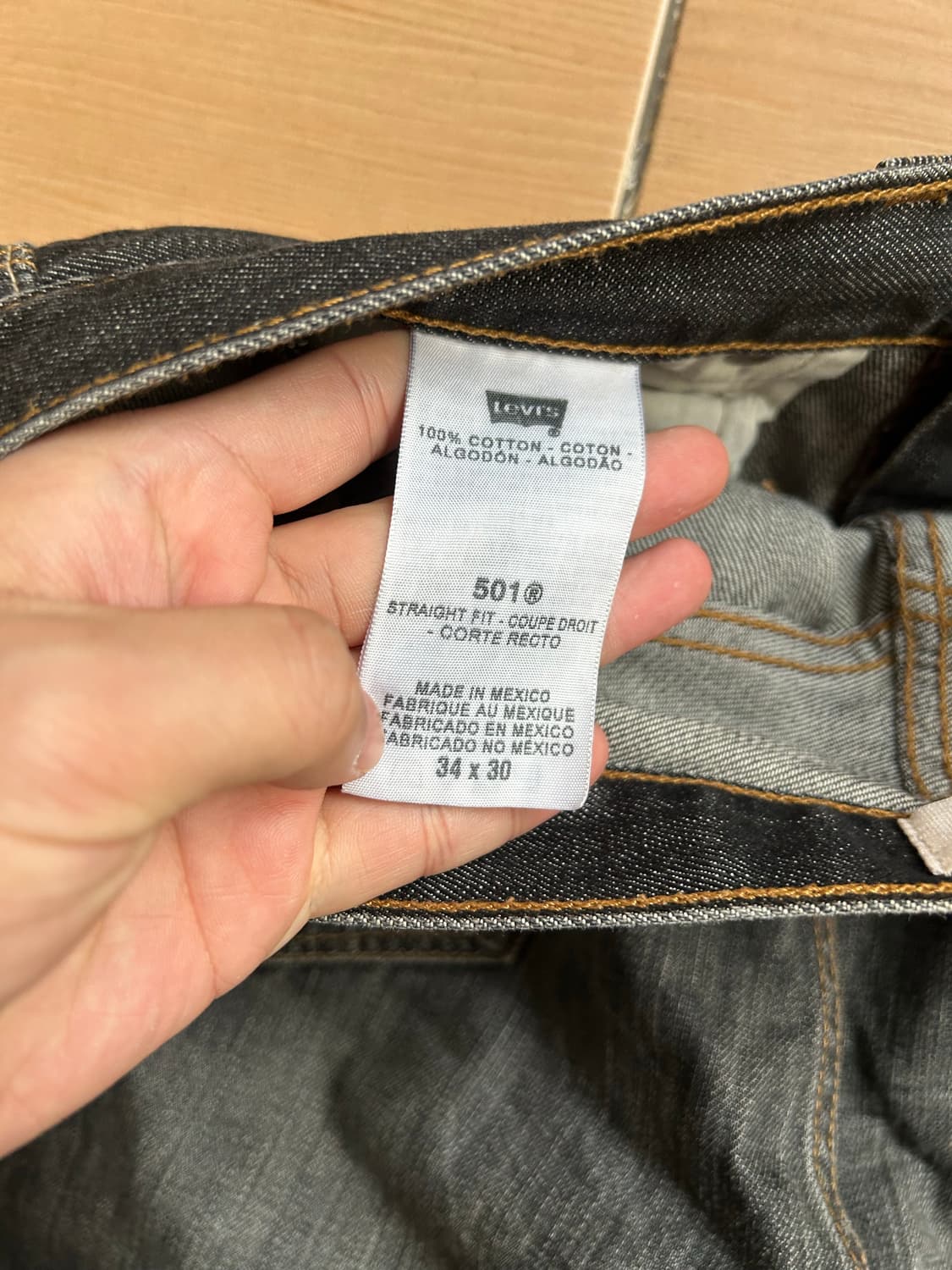 00’s Levi’s 501 Black jean 34in 상품이미지6