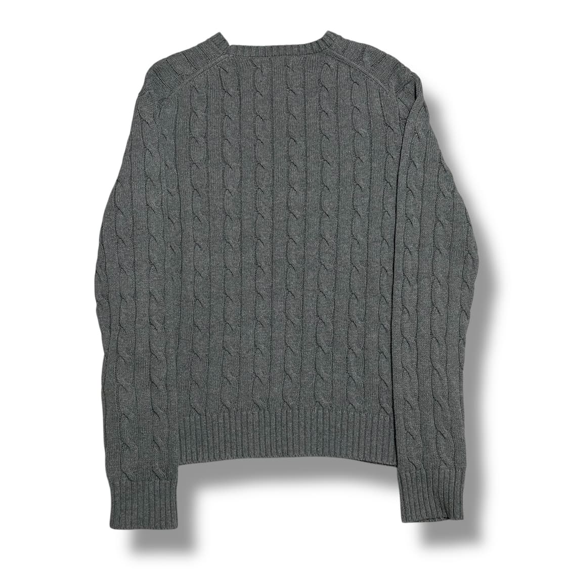 Polo Ralph Lauren 그레이 케이블 코튼 니트 상품이미지2