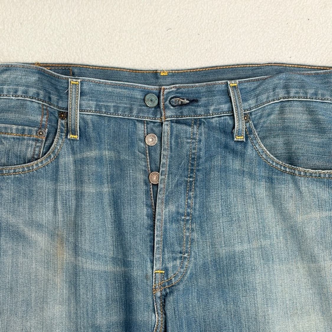 LEVI'S 501 버튼플라이 라이트 워싱진 34X32 상품이미지4