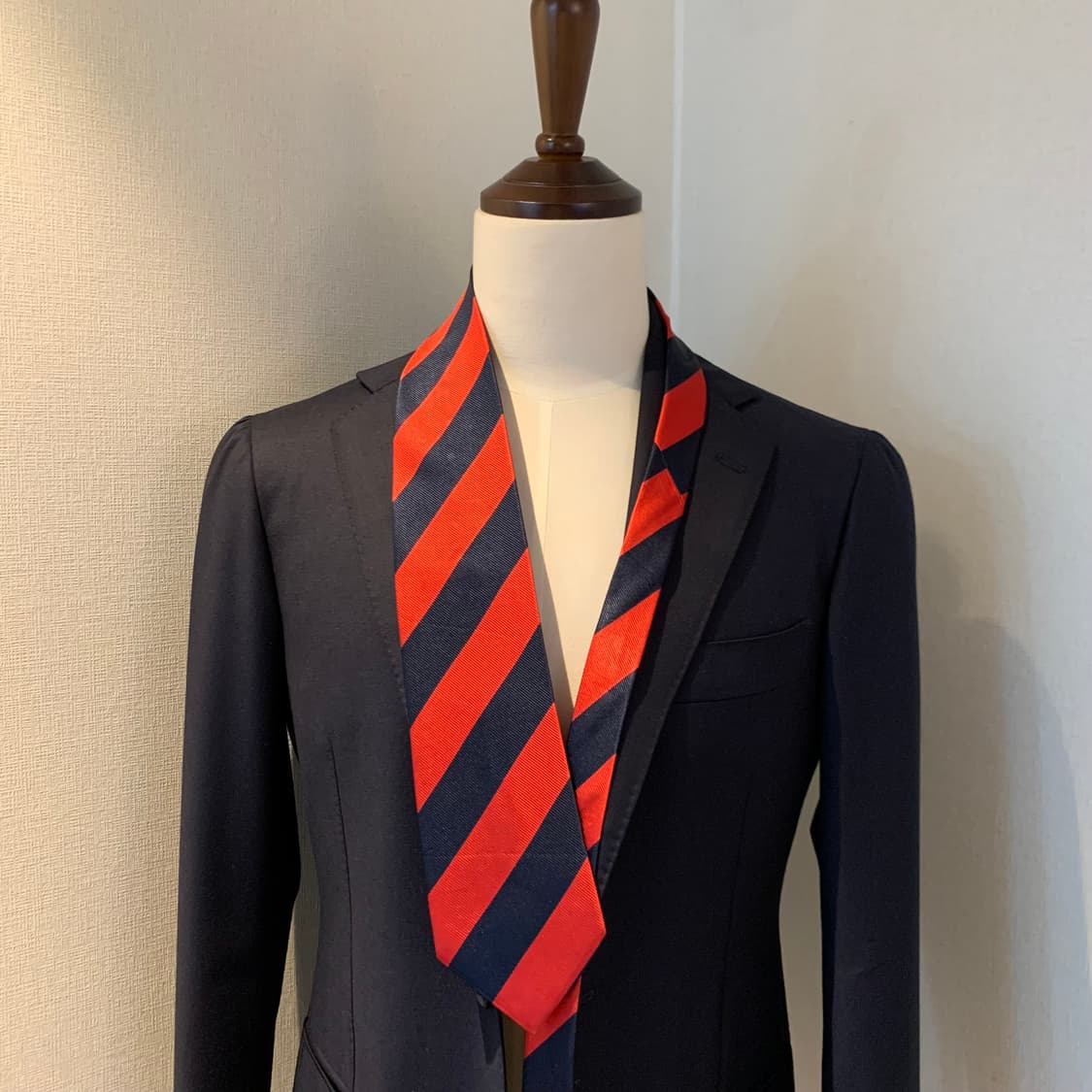 란셀(LANCEL) 프랑스 100실크 레지멘탈 클래식 결혼식넥타이 A+ 상품이미지1