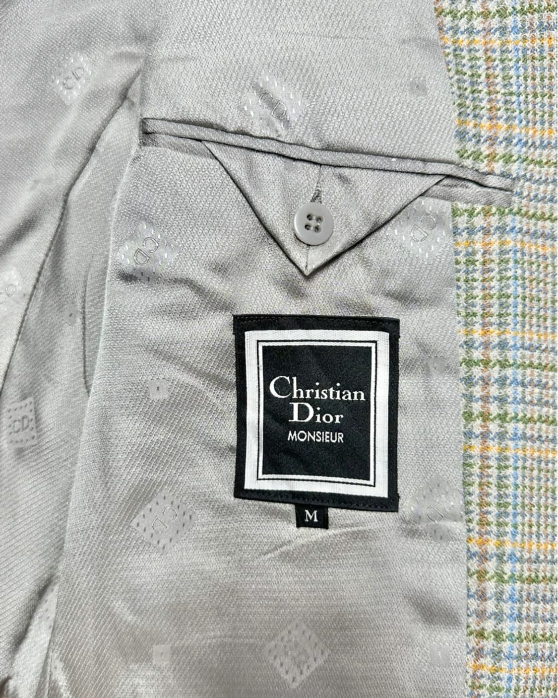 크리스찬디올 울 체크자켓 상품이미지3