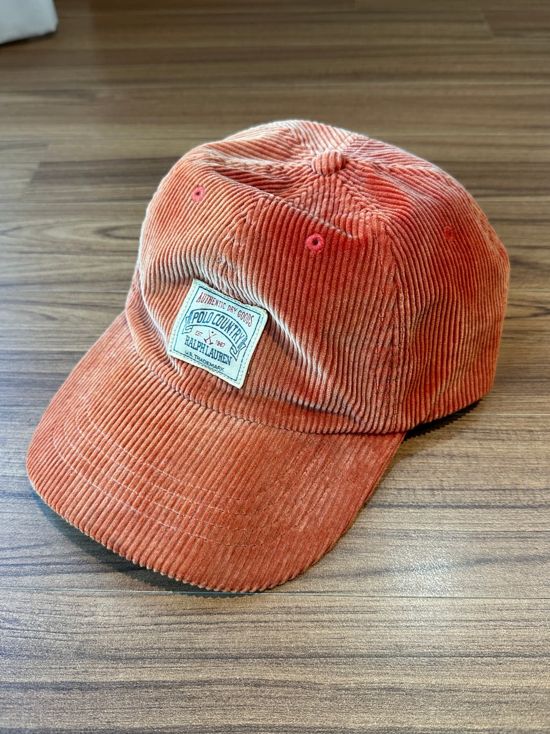 폴로컨트리 90s 코듀로이 오렌지 볼캡 상품이미지2