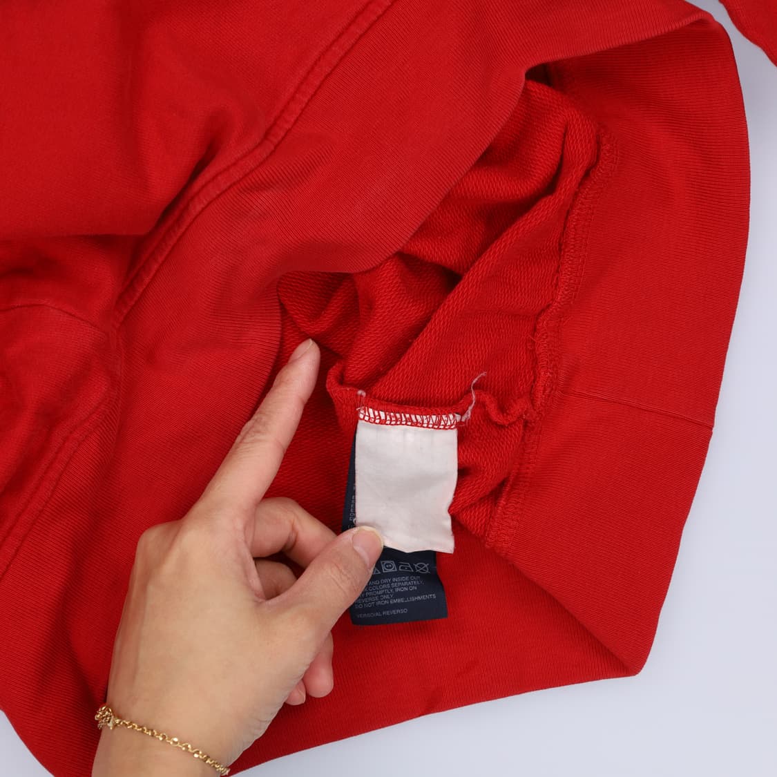 [S] 타미힐피거 레드 맨투맨티셔츠 1219H1 상품이미지4