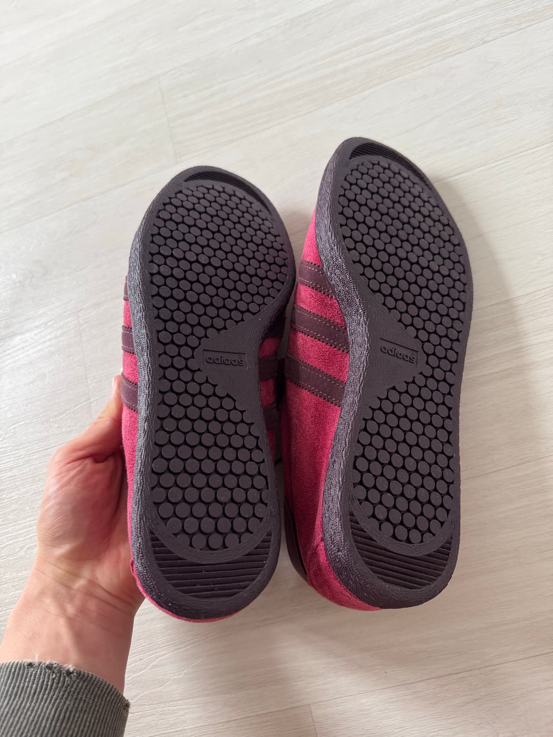 (새상품)아디다스 토바코 그루엔 컬리지에이트 버건디 280 상품이미지4