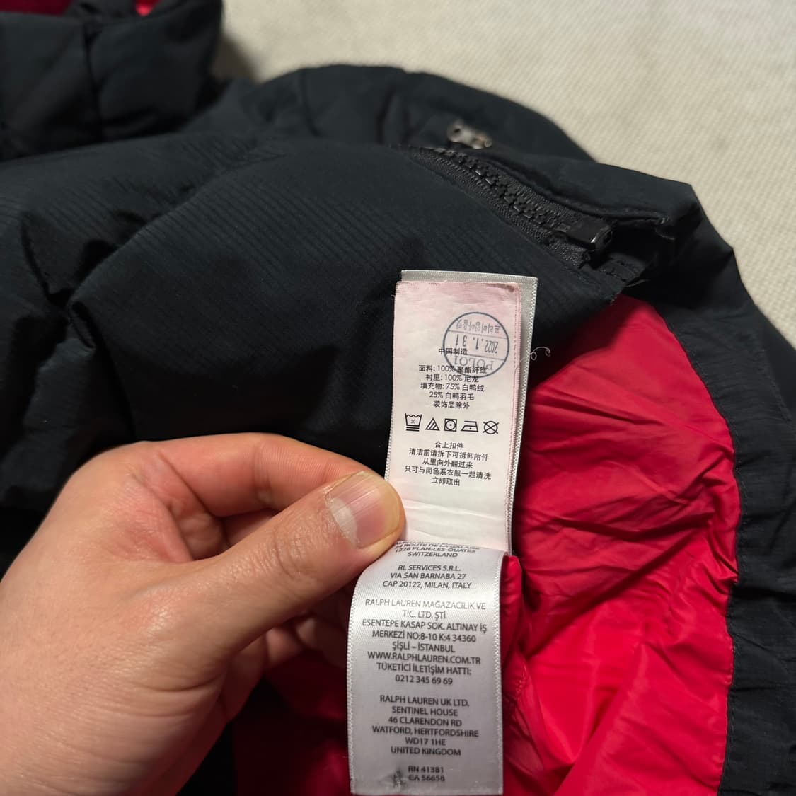 폴로 랄프로렌 빅포니 패딩 (키즈) 상품이미지5