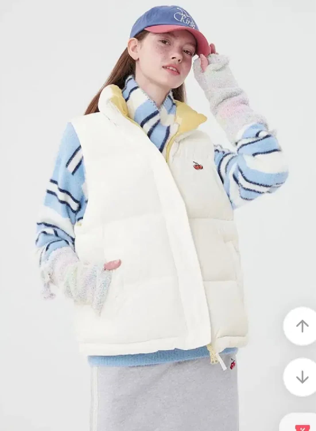 키르시 패딩조끼 리버시블 상품이미지1