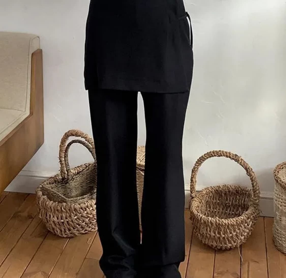 프렌치오브 랩 치마바지 슬랙스 팬츠 상품이미지1