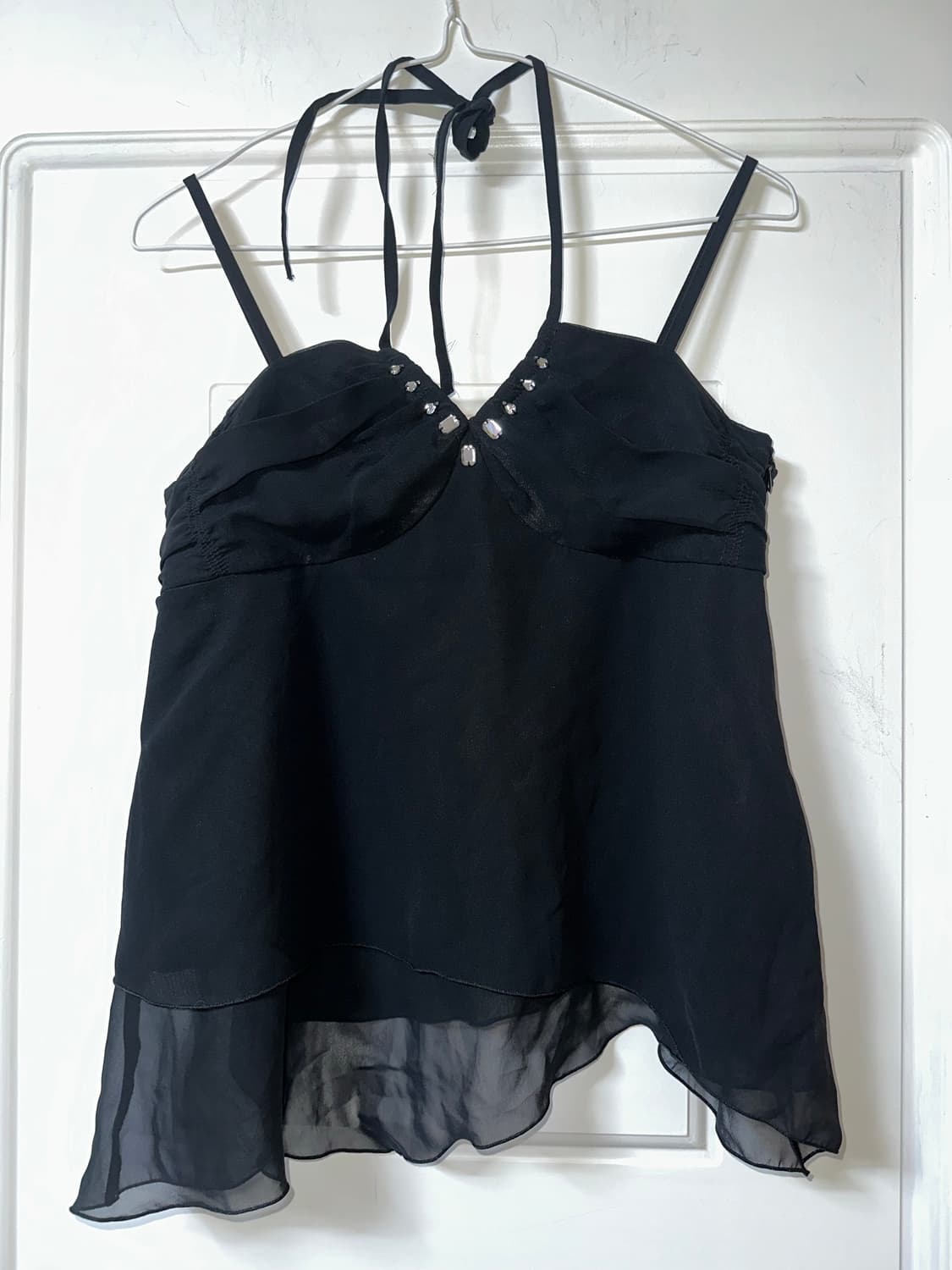 고스펑크 빈티지 갸루 홀터넥 슬리브리스 상품이미지1