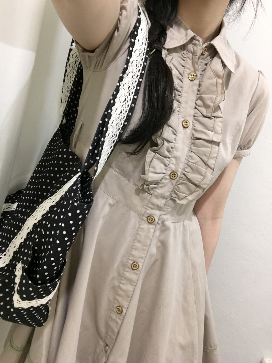 Ruffle collar dress 상품이미지2