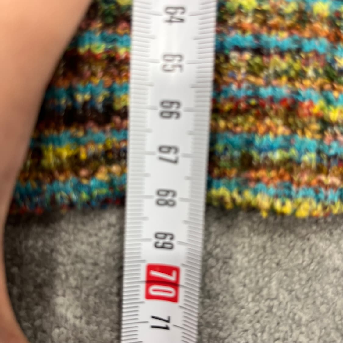 100 CAPERDONI 멀티컬러 패턴 니트 상품이미지7