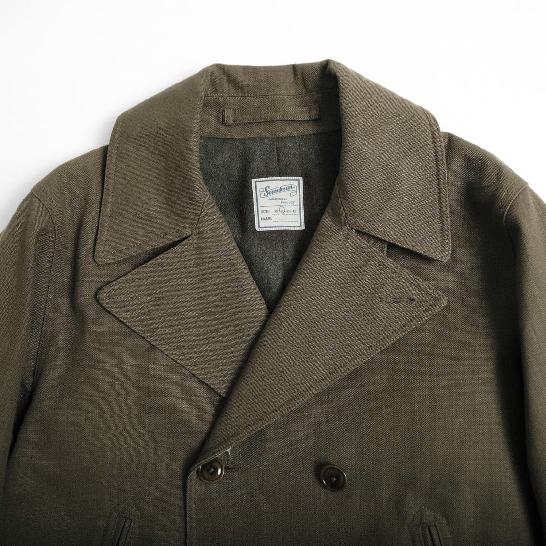 사운드맨 로열 네이비 리퍼 자켓 38사이즈 soundman 상품이미지6