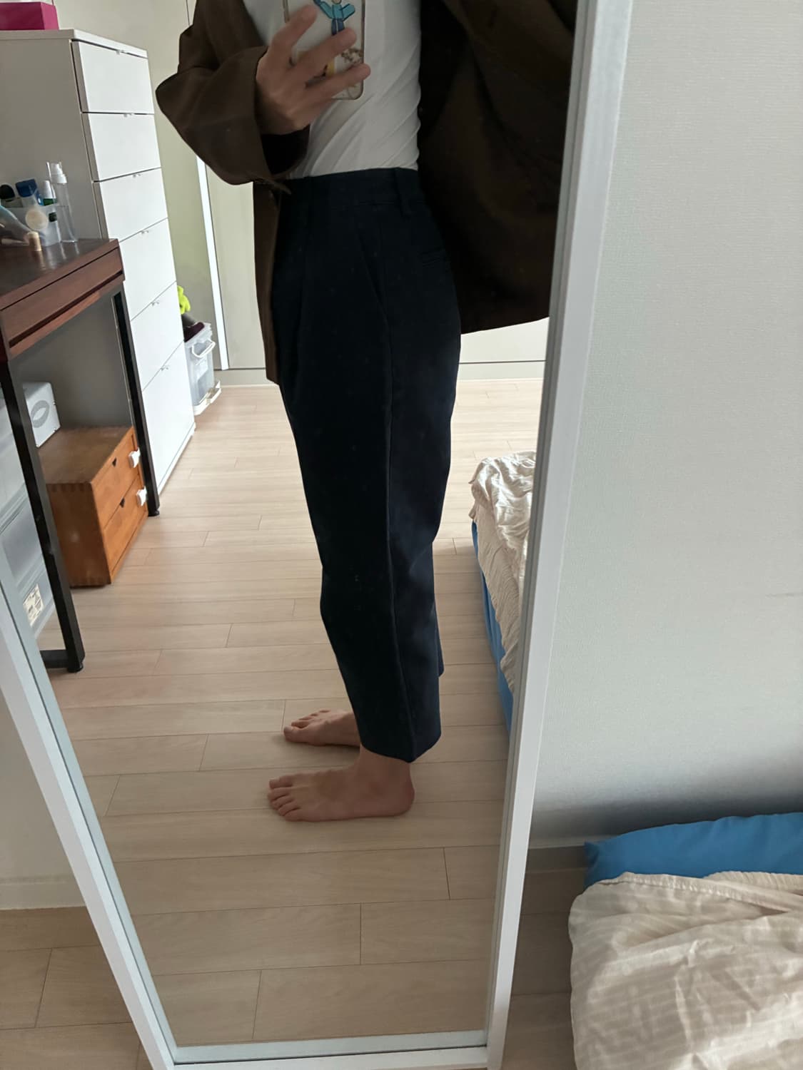 맥킨토시 필로소피 네이비 크롭 트라우저 사이즈36 상품이미지8