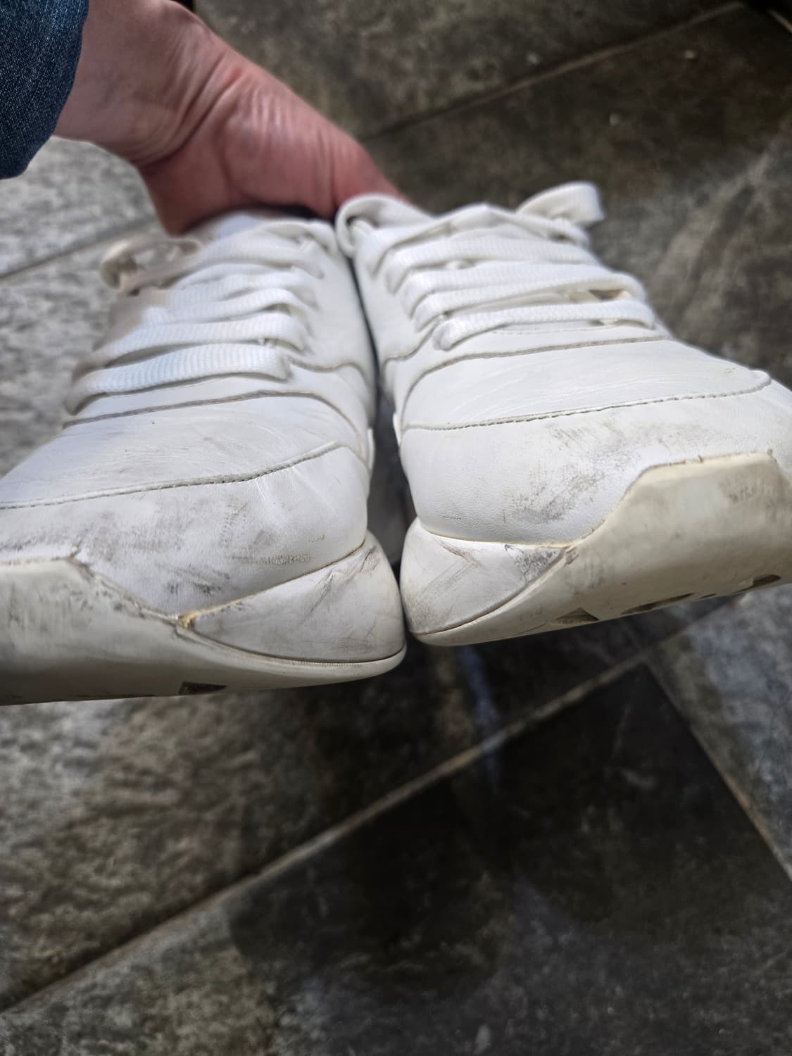 알렉산더 맥퀸 오버솔 스니커즈 화이트 상품이미지4