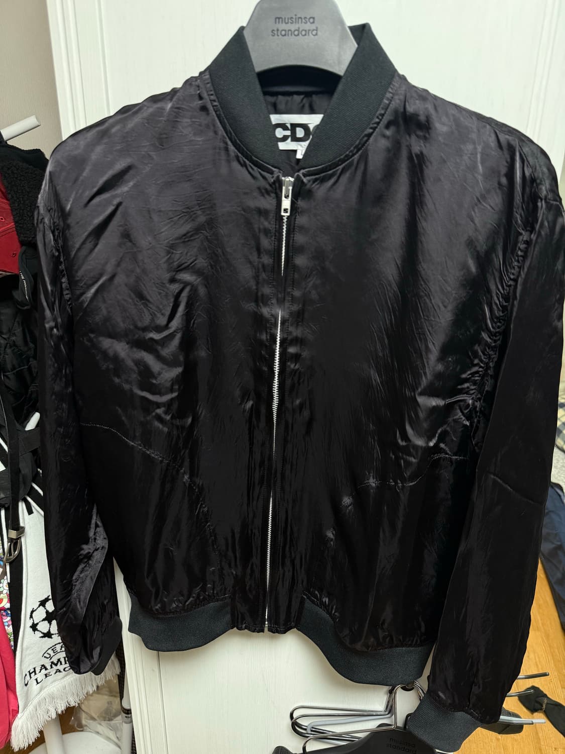 꼼데가르송 CDG 84-85 스태프 블루종 블랙 L 상품이미지3