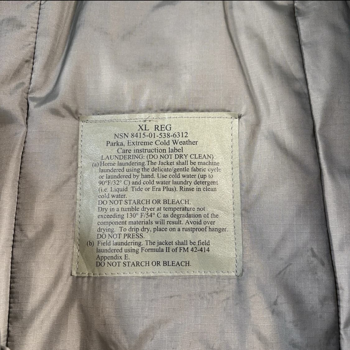 usn gen3 primaloft layer7 XL 상품이미지4