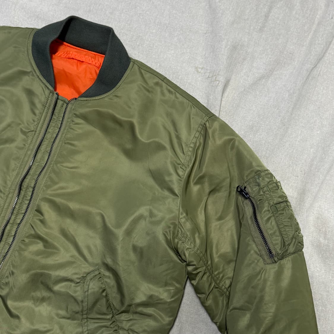 논스탁 빈티지 리버시블 ma1 봄버 XL 상품이미지2